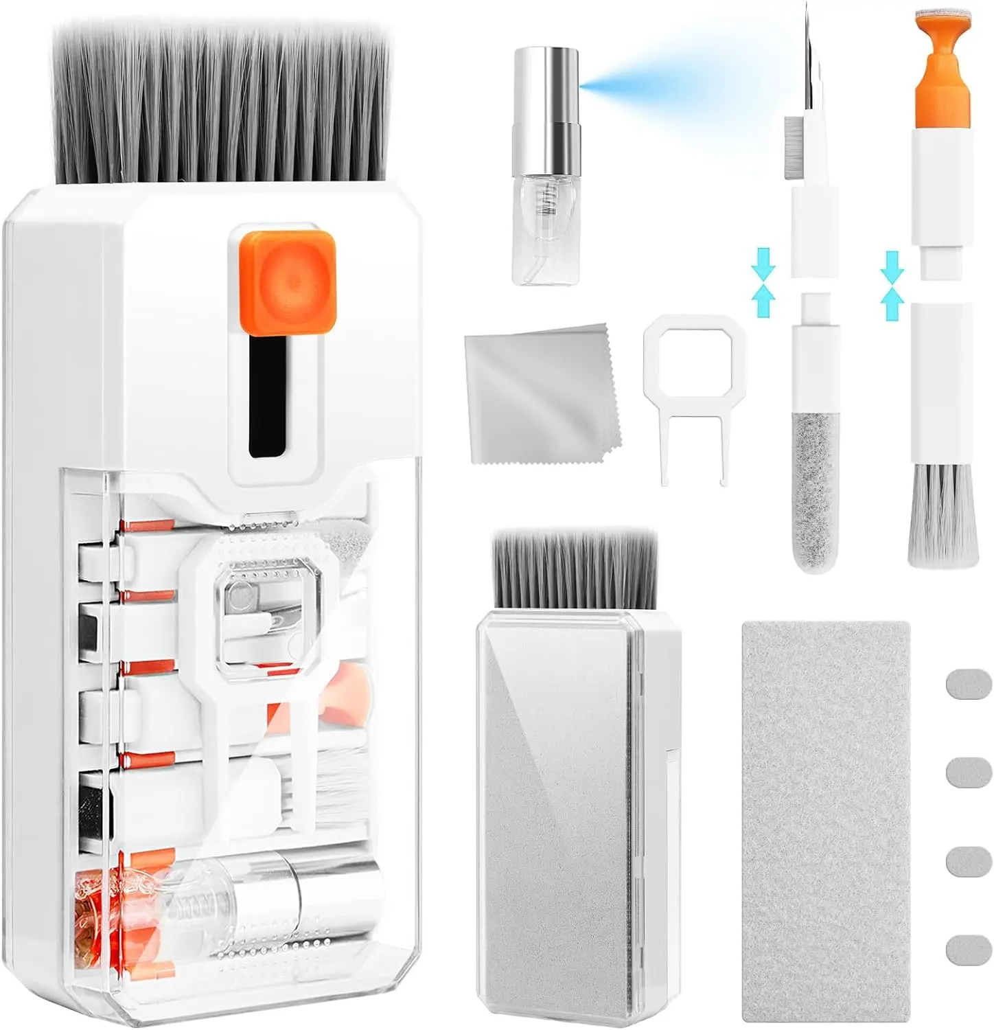 Sounce 10-in-1 Electronics Cleaning Kit — 10-piece screen cleaner & brush set, Screens, keyboards, laptops, phones
