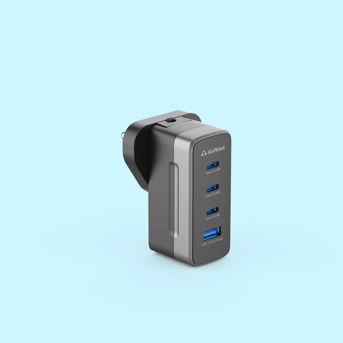 Stuffcool Empire 67W Multiplug GaN Charger (World Travel)