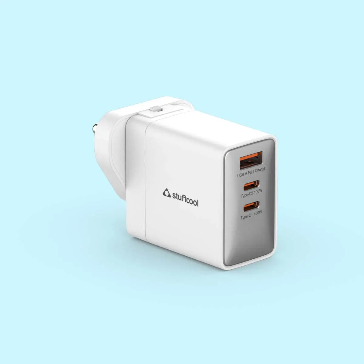 Stuffcool Nomad II 100W Multi Port GaN Charger (World Travel)