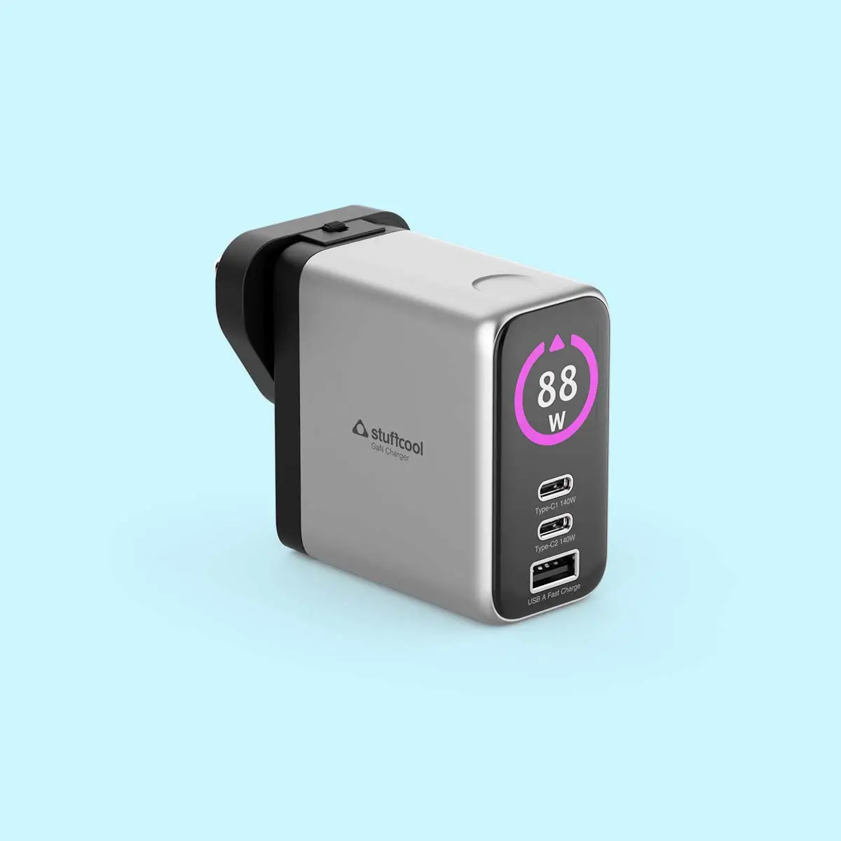 Stuffcool Nomad Pro 140W Multi Port GaN Charger (World Travel)