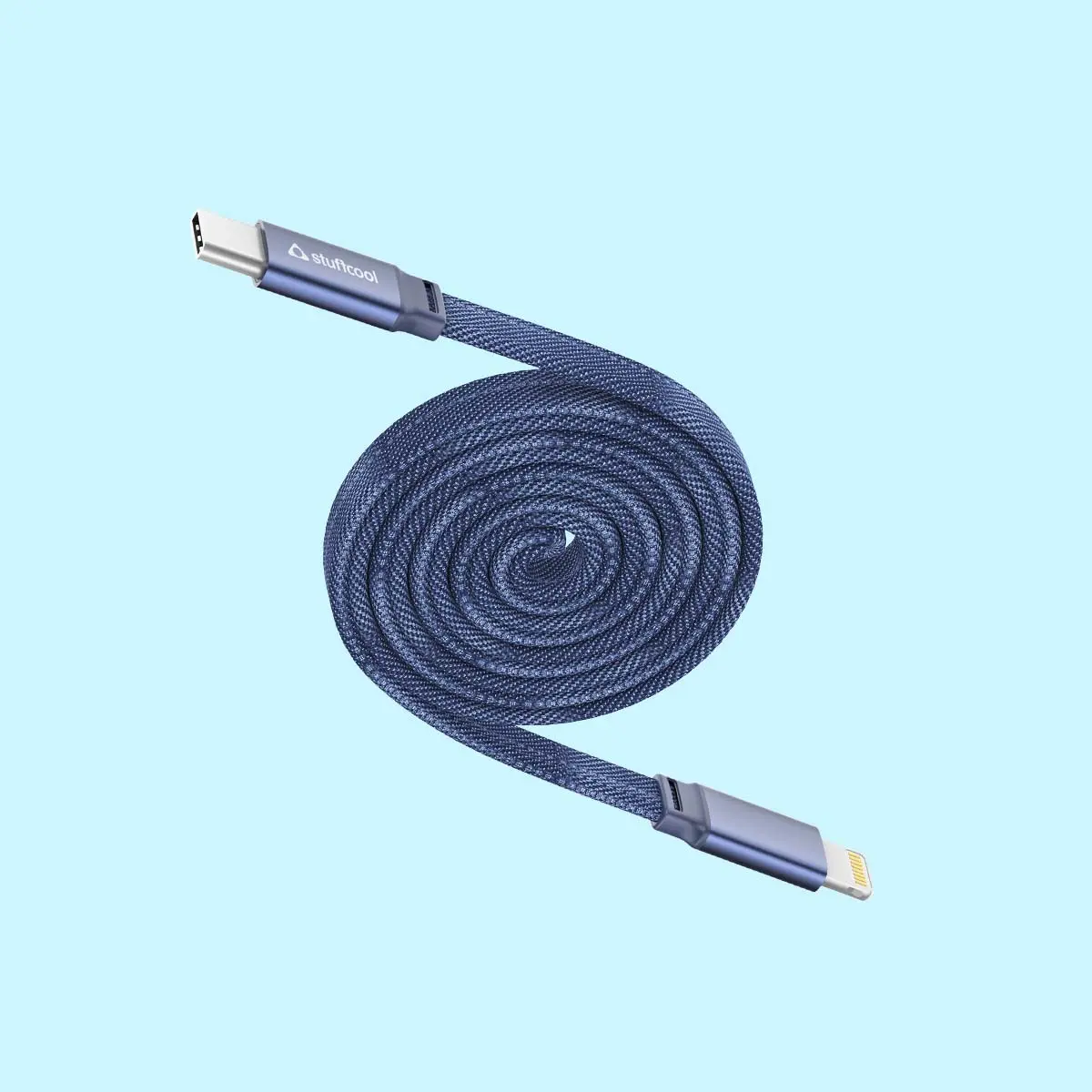 Stuffcool Lynk C To L Magnetic Nylon Braided Cable 30W 1M