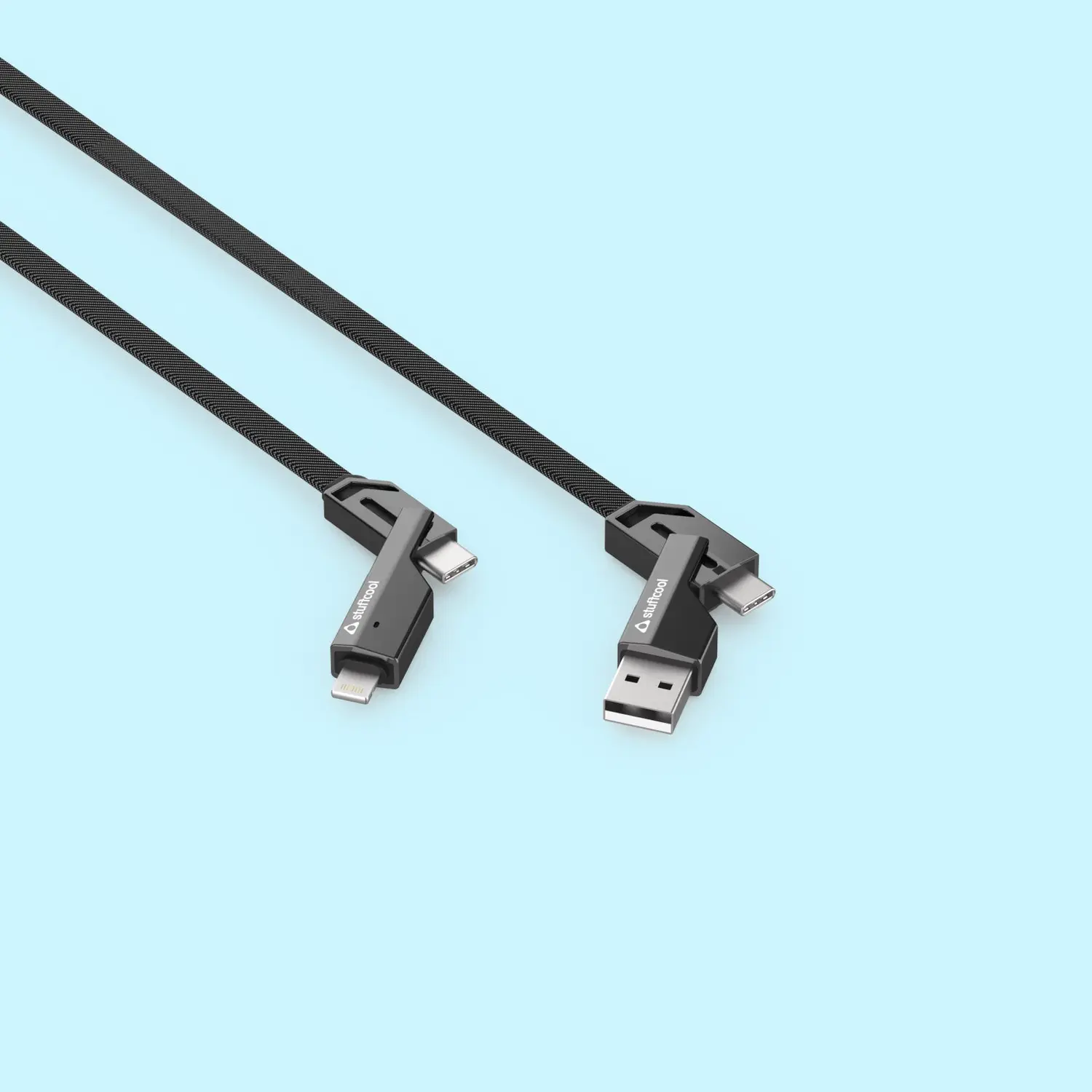 Stuffcool Quad Pro 4-in-1 Indestructible Cable 60W 1.5M