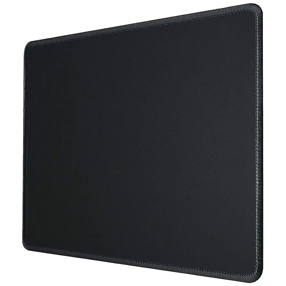 Sounce Speed-Type Mouse Pad (Small, Stitched-Edge) — 250-260 x 210 x 2 mm, Micro-weave cloth top, rubber base