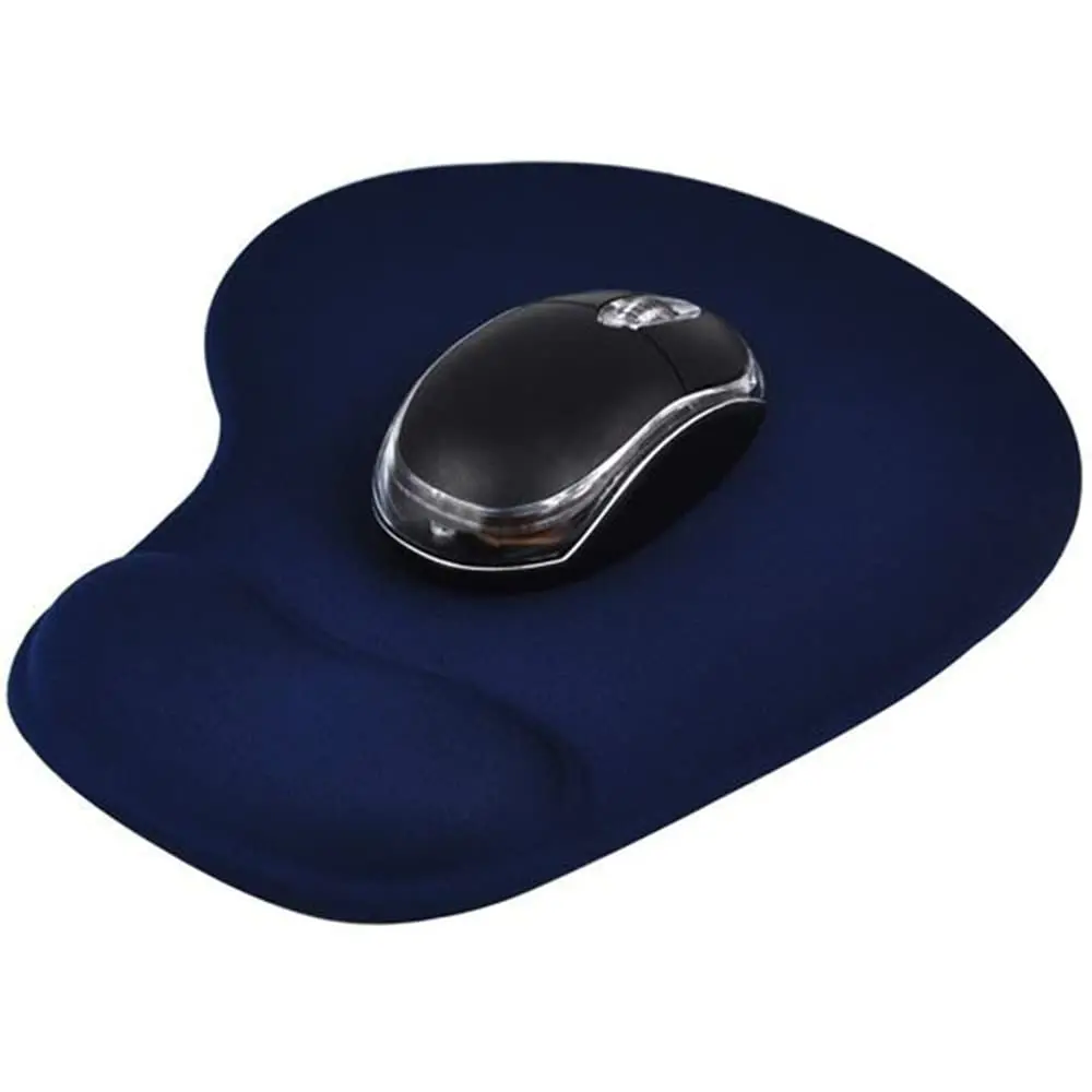 Sounce Ergonomic Mouse Pad with Gel Wrist Rest — ~250 x 210 mm (9.8 x 8.2 in), Cloth/Lycra top, gel wrist rest, PU base