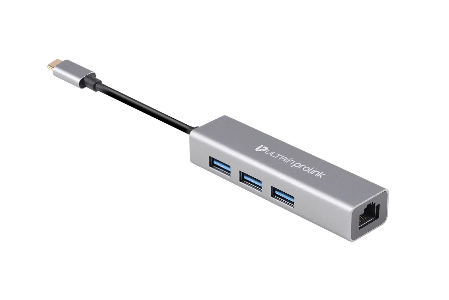 UltraProlink GigaHub USB Type-C to Gigabit Ethernet Adapter UM0095 — USB-C 3.1, RJ-45 Gigabit Ethernet