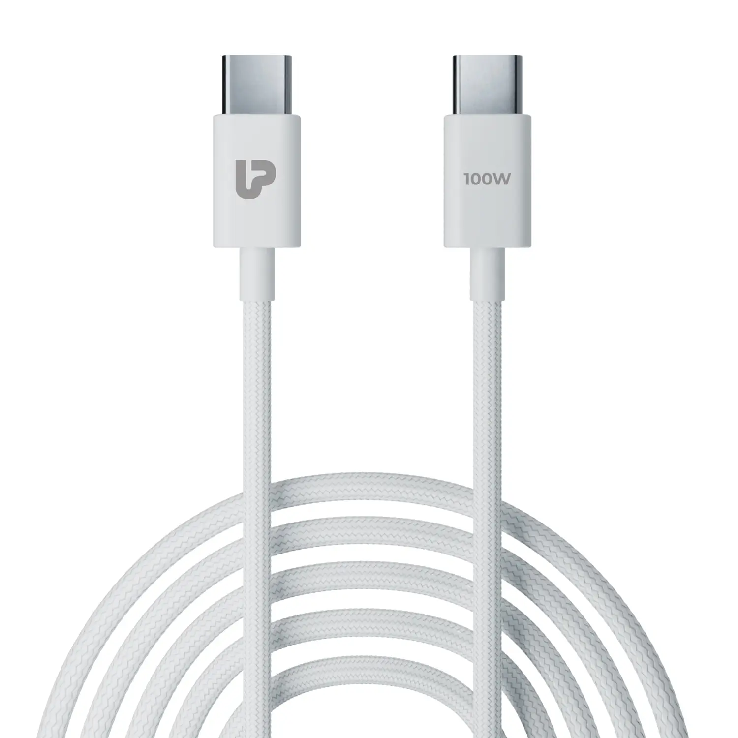 UltraProlink Zap+ 100W USB C-C PD3.1 Cable (UL1228WHT-0200)