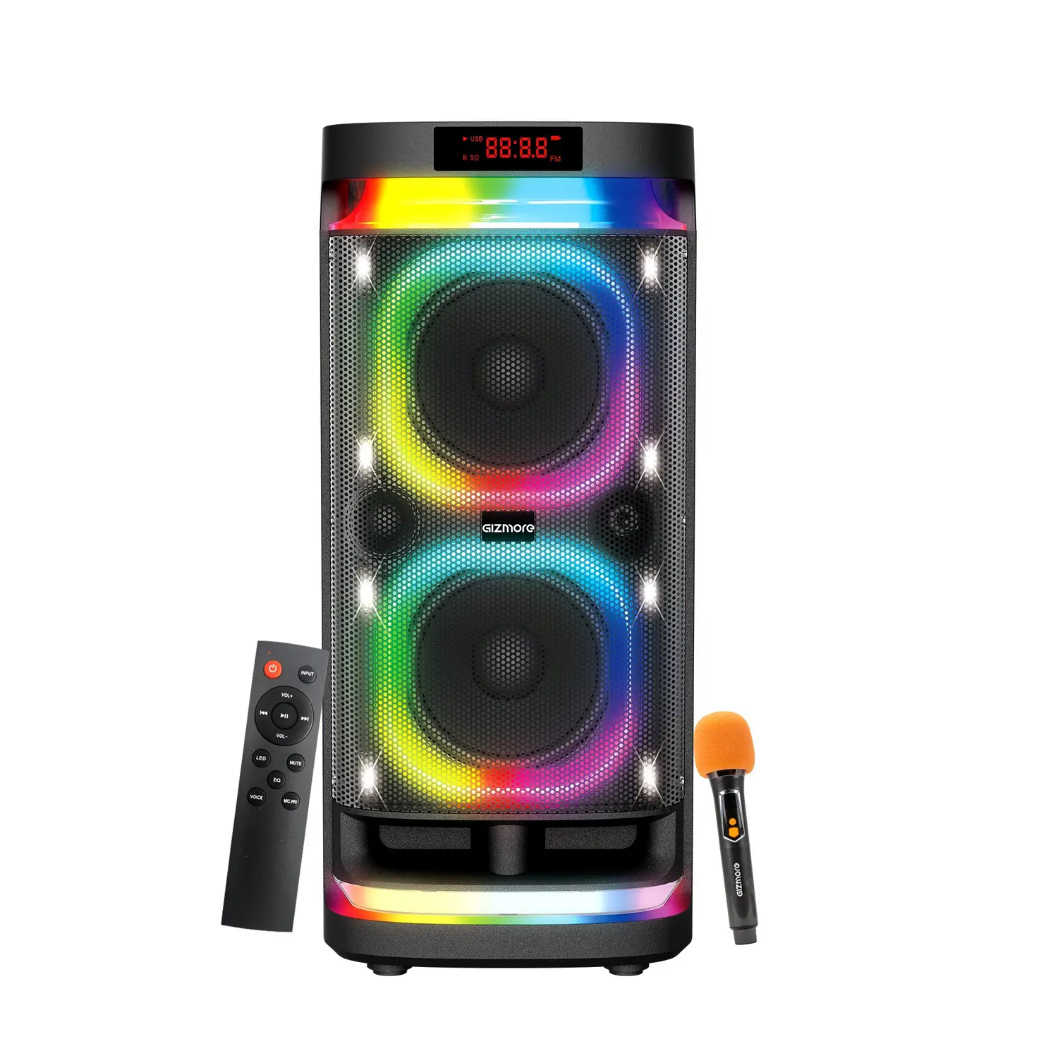 Gizmore 300W Thunder DJ Trolley — Bluetooth Speaker, 300 W, 3 H