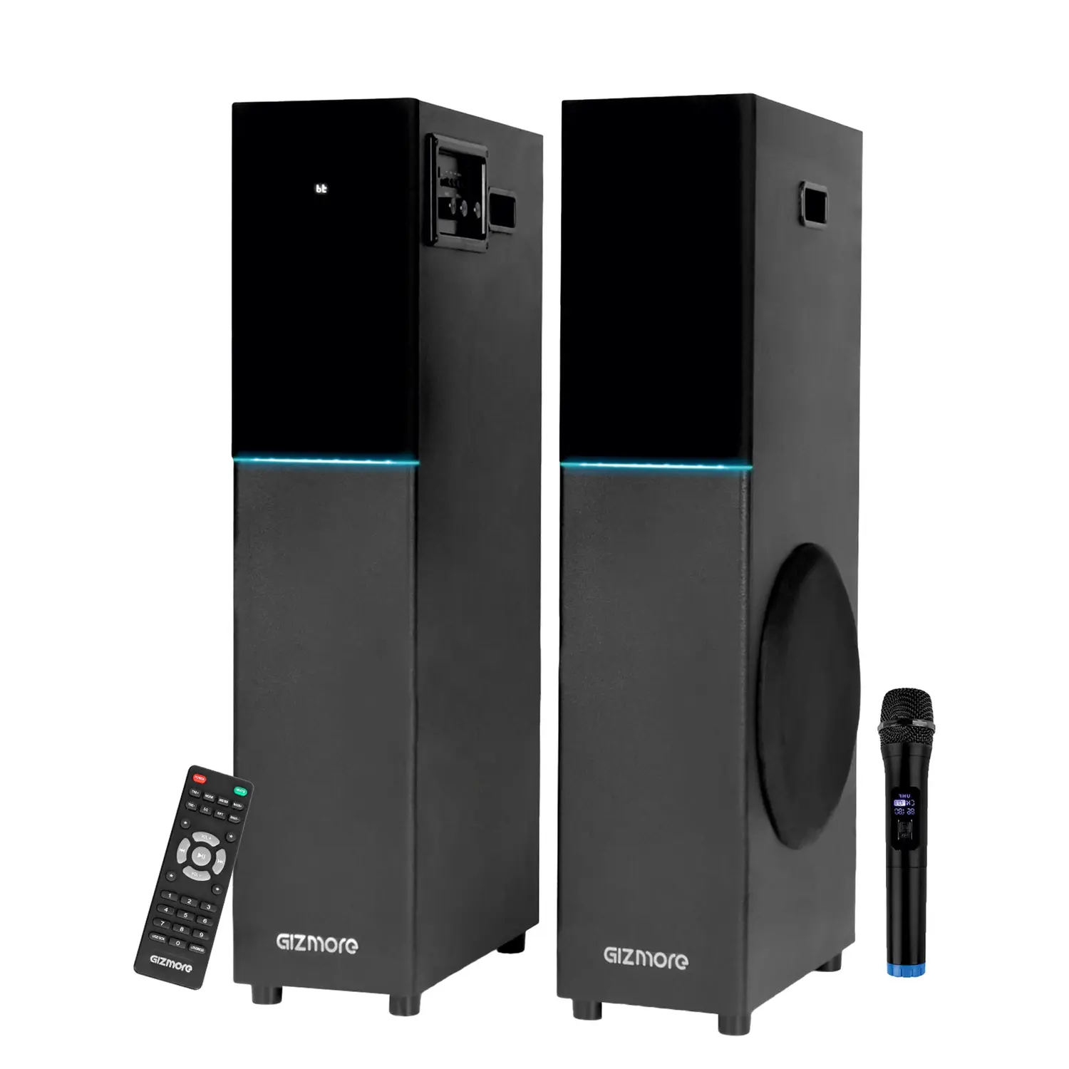 Gizmore DT11500 Dual Tower — Bluetooth Speaker, 120 W