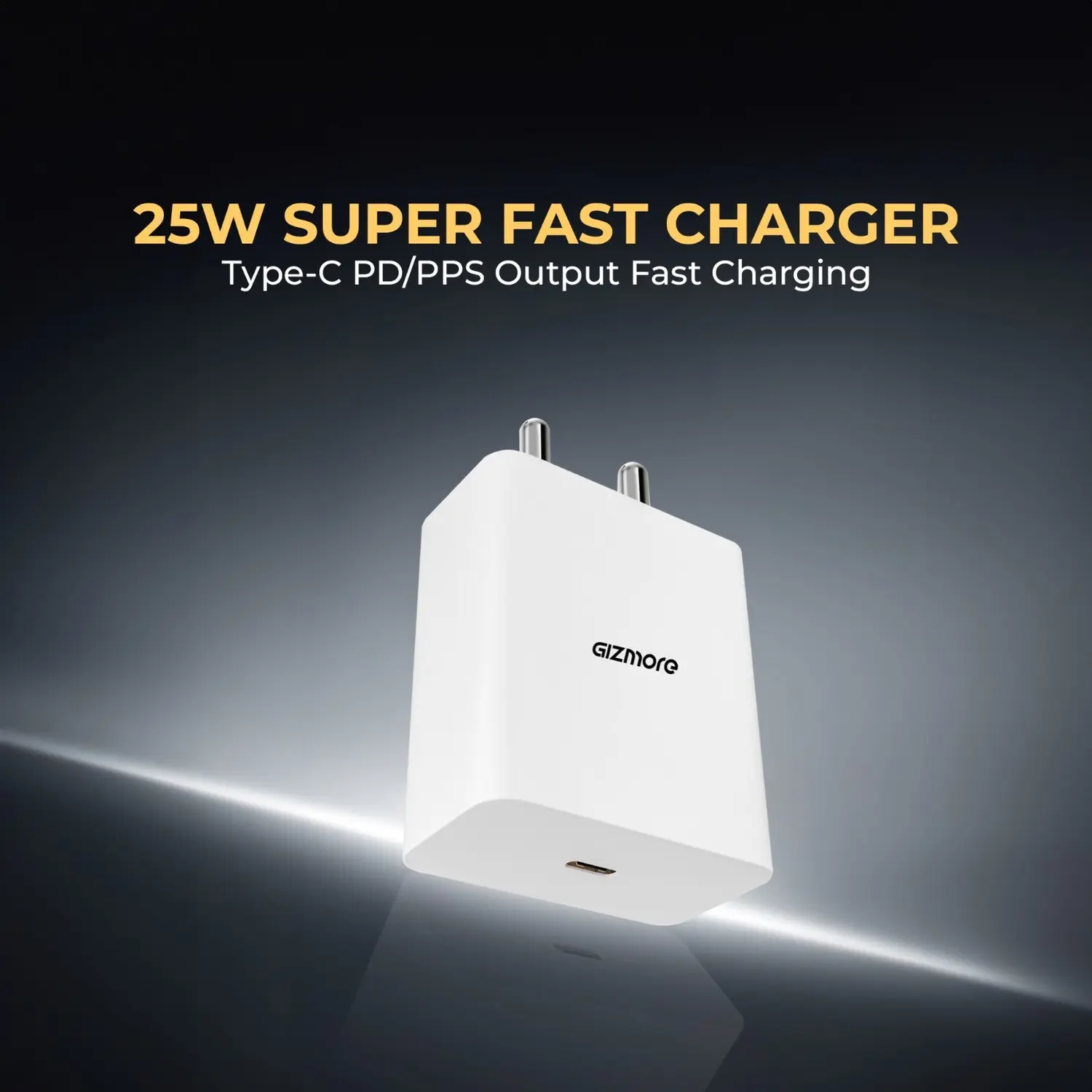 GIZMORE PA625SN 25W PD/PPS Type-C Super-Fast Charger