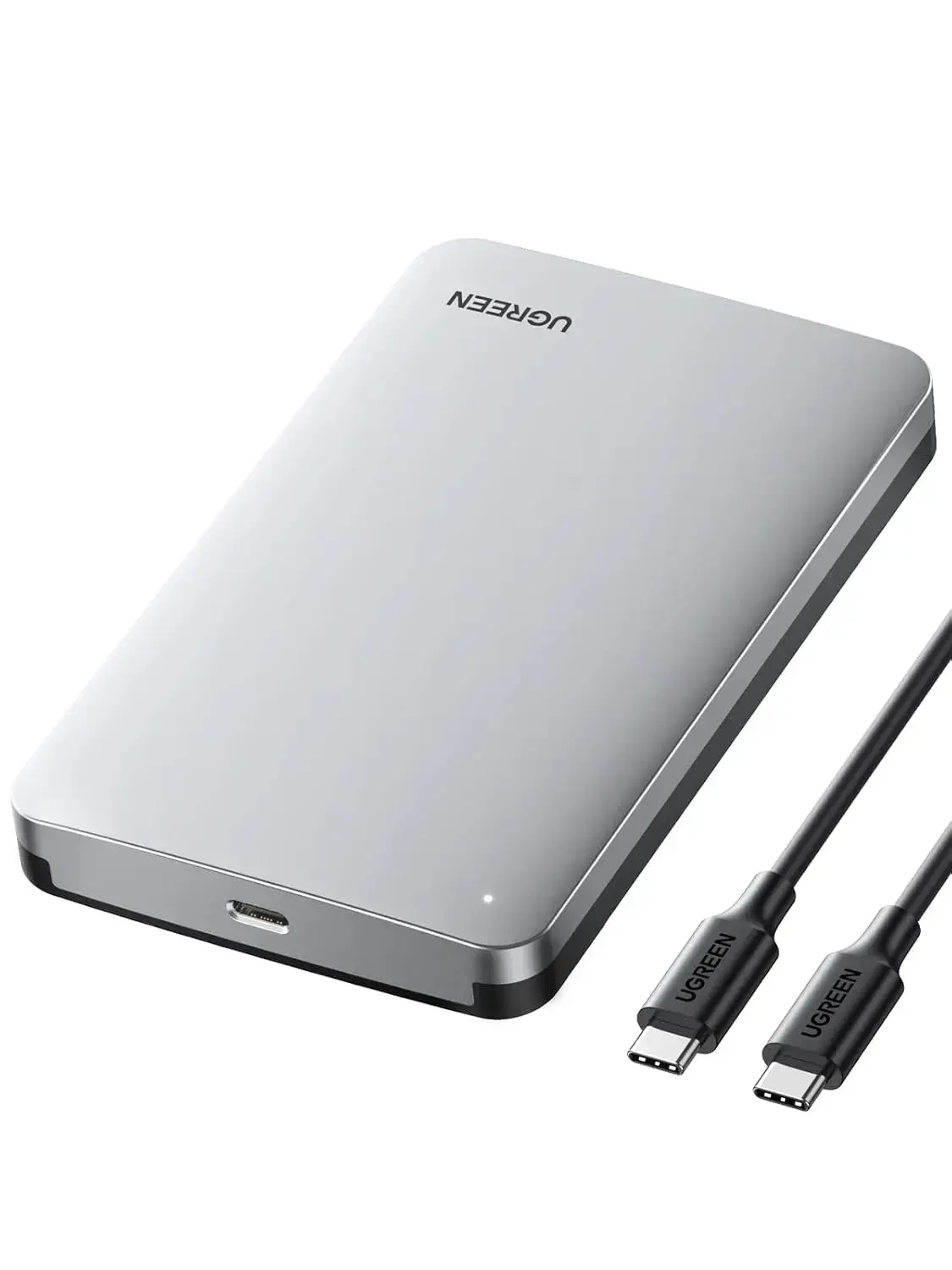 UGREEN 2.5-inch USB-C to SATA III HDD/SSD Enclosure (70499) — 2.5 inch SATA SSD/HDD, USB-C to SATA III