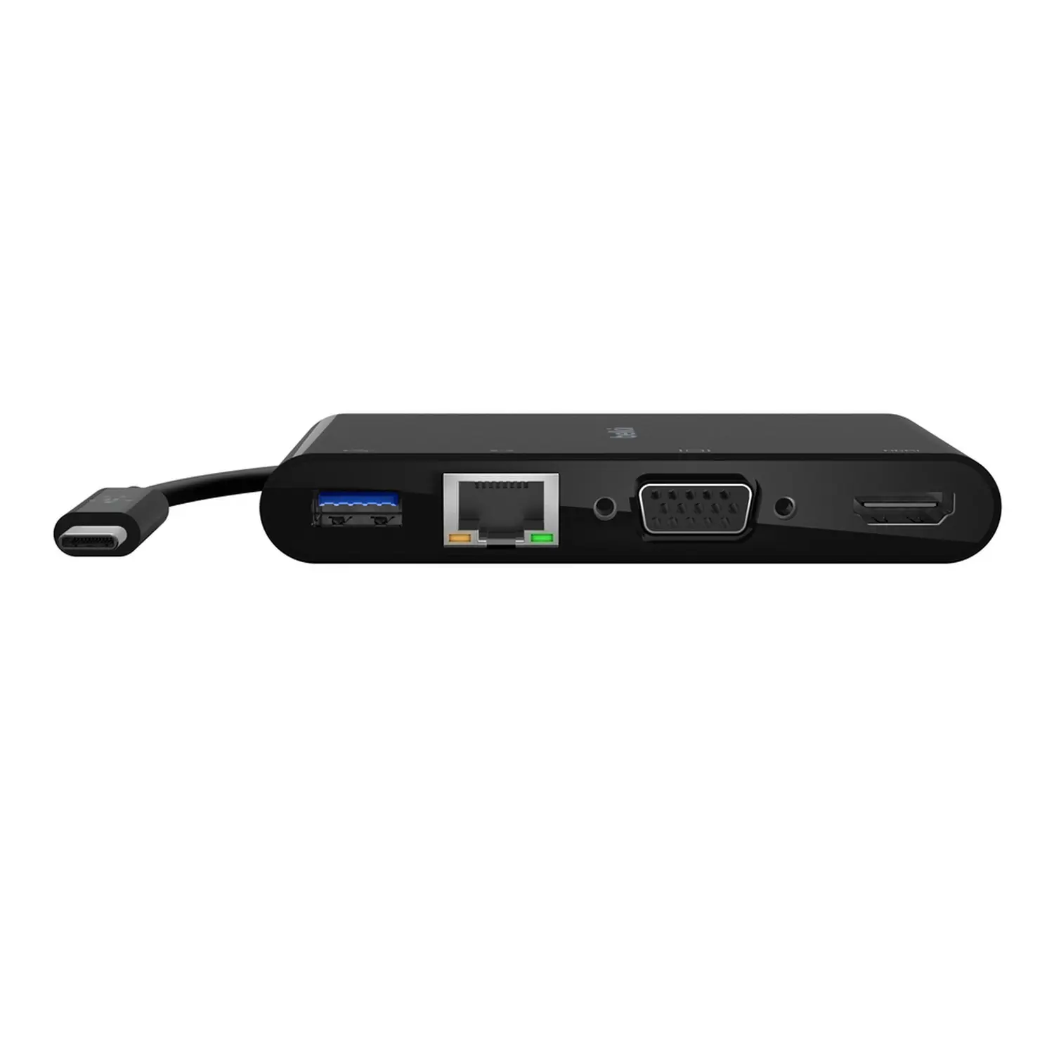 Belkin USB-C 5-in-1 Hub Plus 100W (AVC004) — HDMI 4K + 2x USB-A + USB-C data + USB-C PD, 4K HDMI
