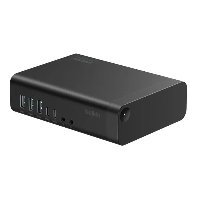 Belkin Connect Universal 16-Port Triple Display USB-C Dock (INC026) — 16 ports incl 3x video out + USB-A/USB-C + Ethernet + SD, Triple display (HDMI/DP)