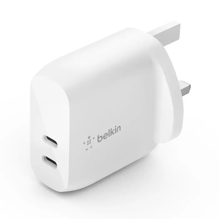 Belkin BoostCharge Pro Dual USB-C PD Wall Charger 40W (WCB006)