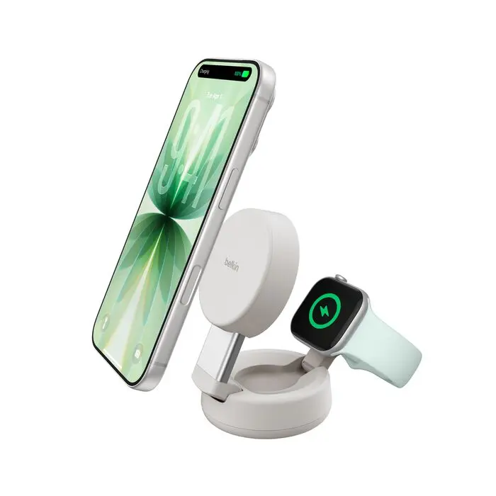 Belkin UltraCharge Pro 2-in-1 Convertible Magnetic Charger with Qi2 25W (WIZ043)