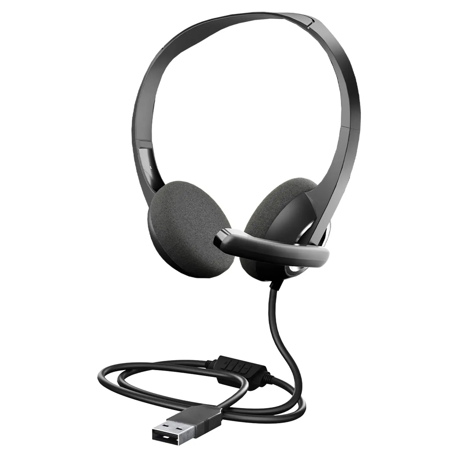 Honeywell Suono P40 USB On-Ear Headset — Wired USB Office Headset, Fixed boom mic
