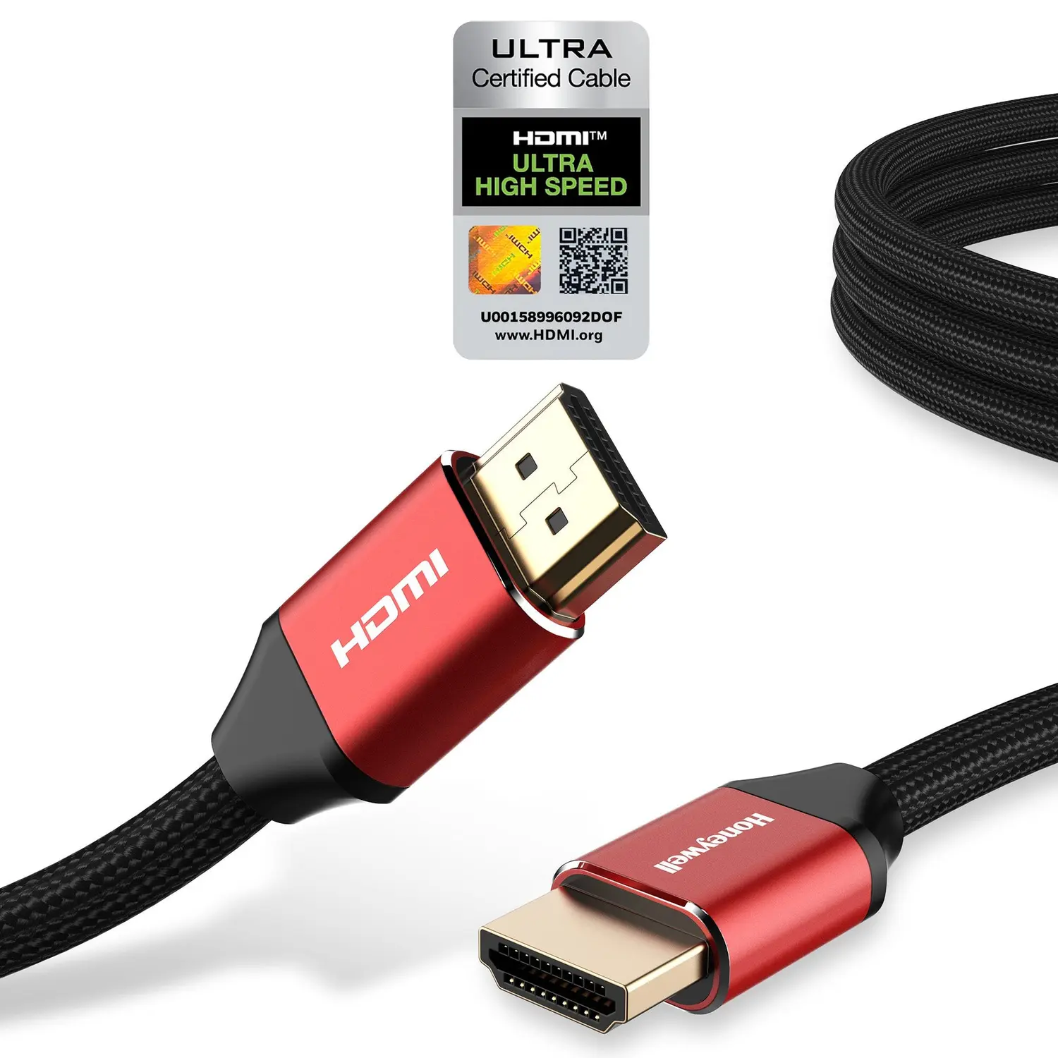 Honeywell HDMI Cable 2.0 Slim with Ethernet 3 Mtr