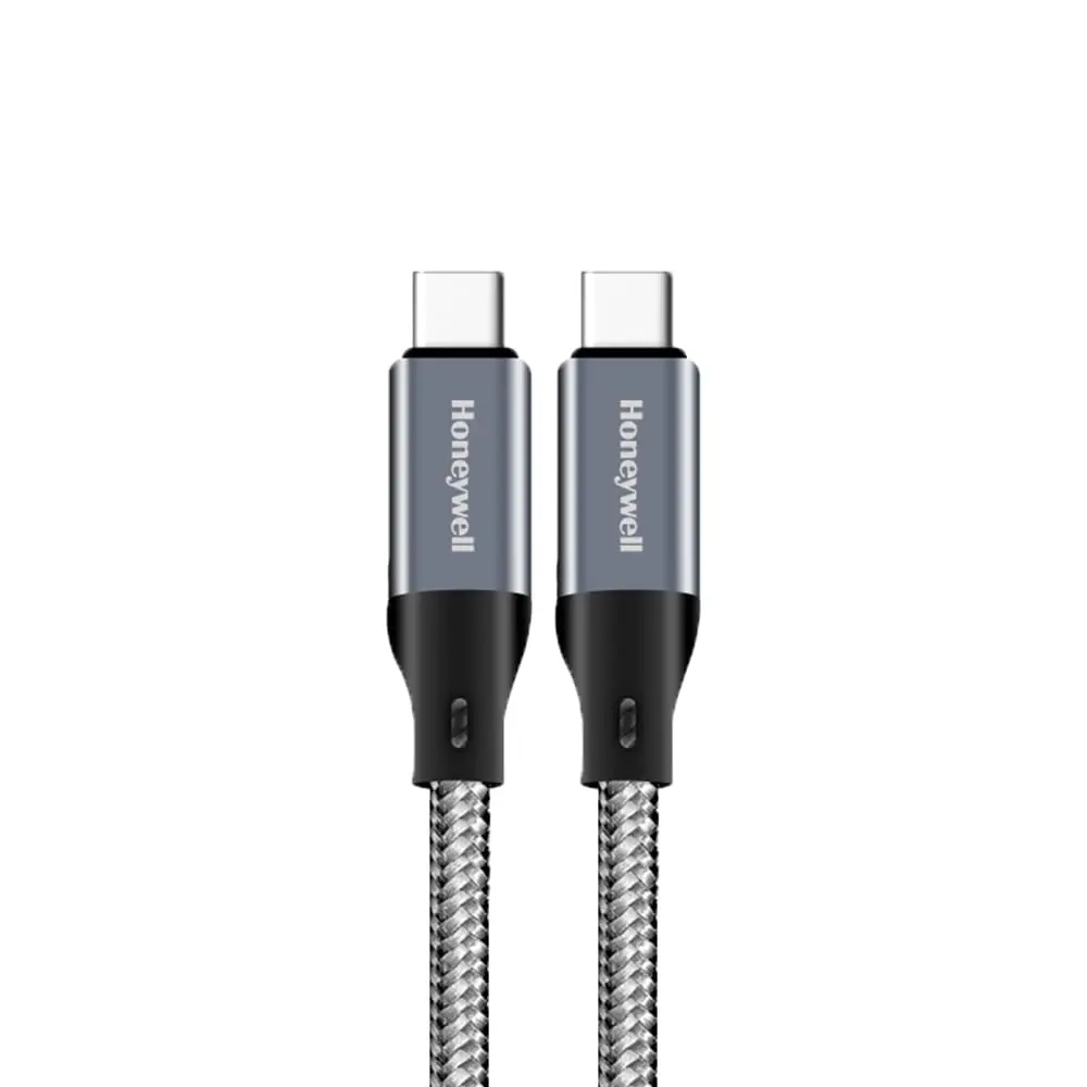 Honeywell Type C to Type C USB 3.1 Cable 1.2 Mtr (Braided) - Grey