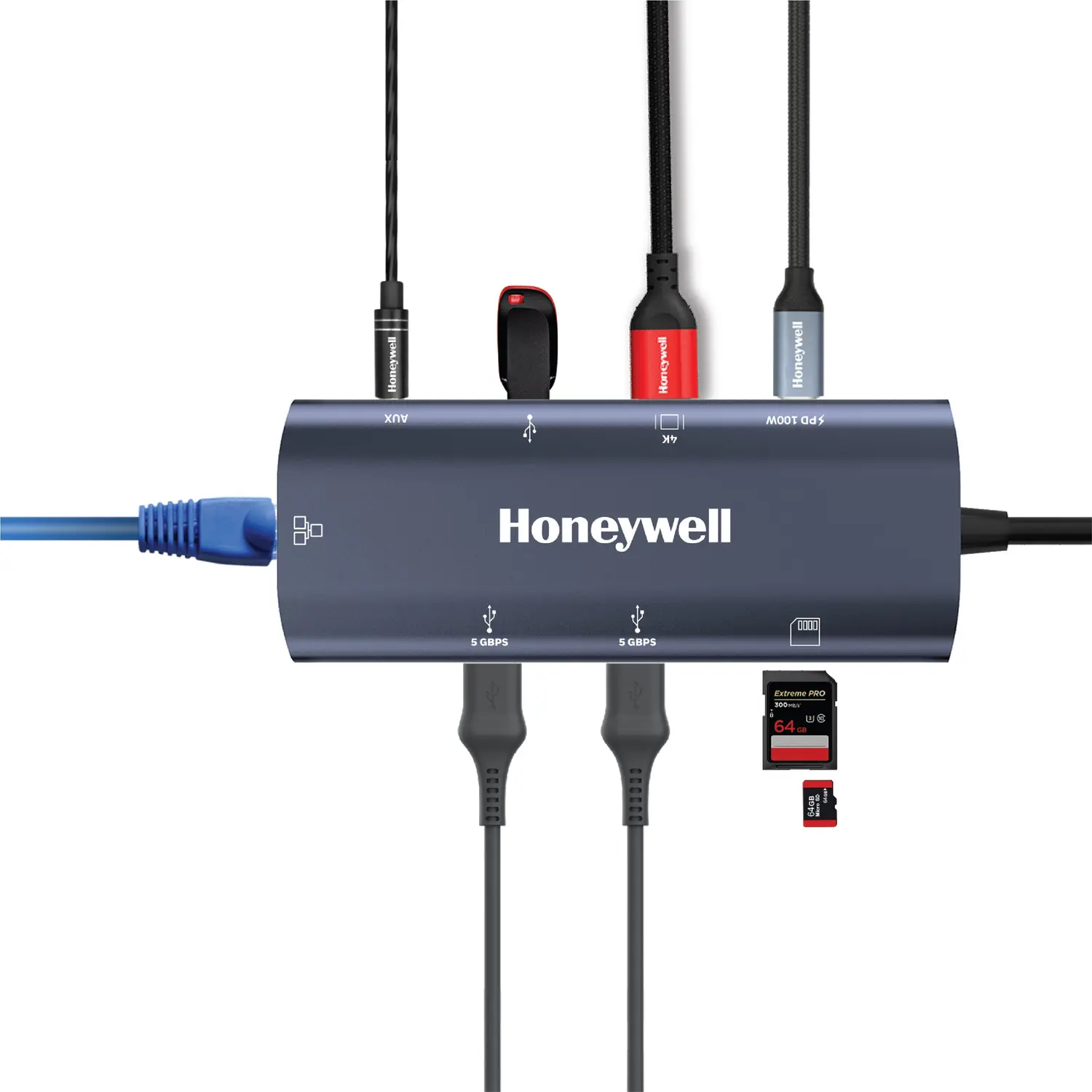 Honeywell 9-in-1 Type C Docking Station
