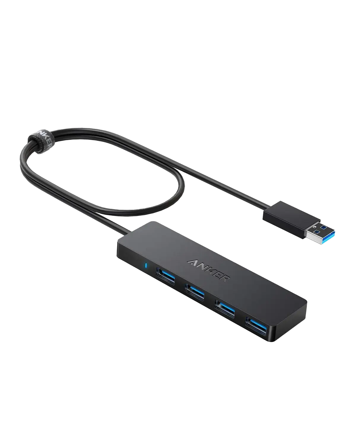 Anker Ultra Slim 4-Port USB 3.0 Data Hub — 4x USB-A 3.0, USB-A 3.0 upstream