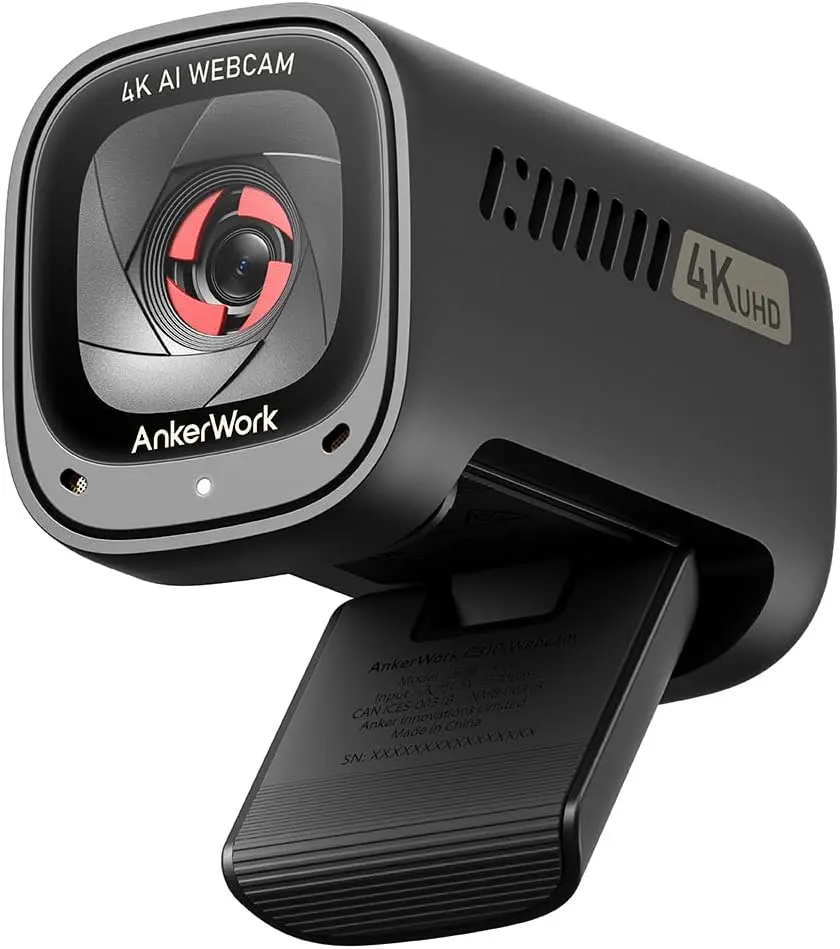 AnkerWork C310 — Webcam, 4K UHD, 30fps, Autofocus