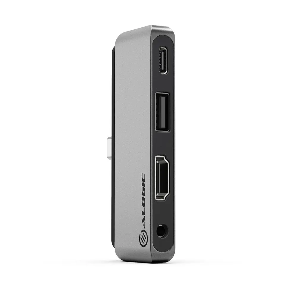 4-in-1 USB-C Anchor HDMI Hub — USB-C, USB-A, USB-C PD 60W, HDMI, 3.5mm audio