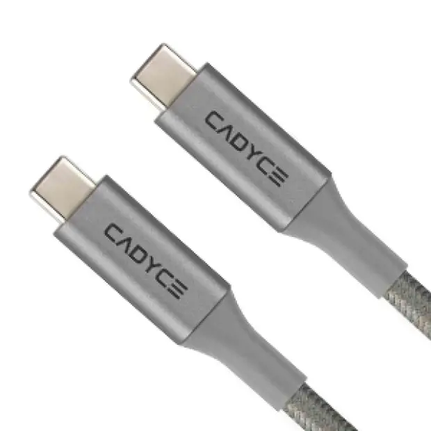Cadyce CA-C2C USB-C to USB-C Sync & Charge Cable (1m) — USB 3.1, USB-C Male x 2