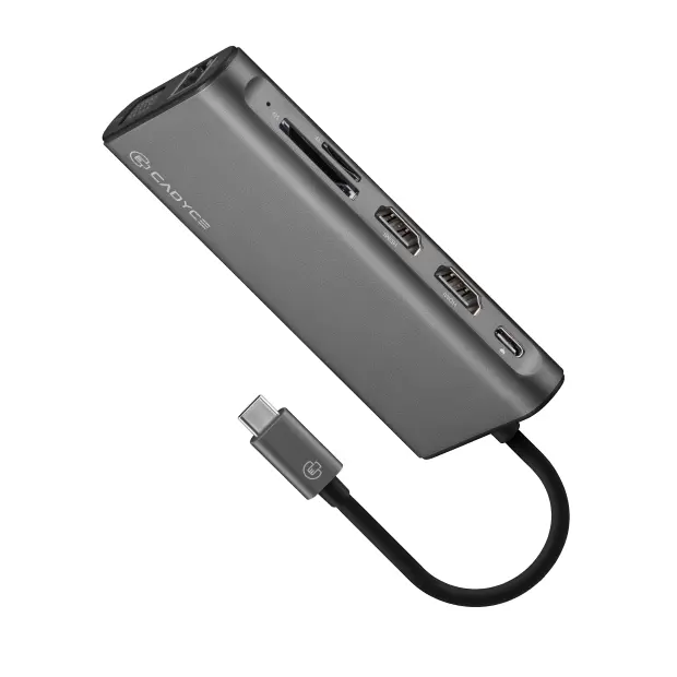 Cadyce USB-C Dual HDMI & VGA Docking Station (CA-2HDVG)