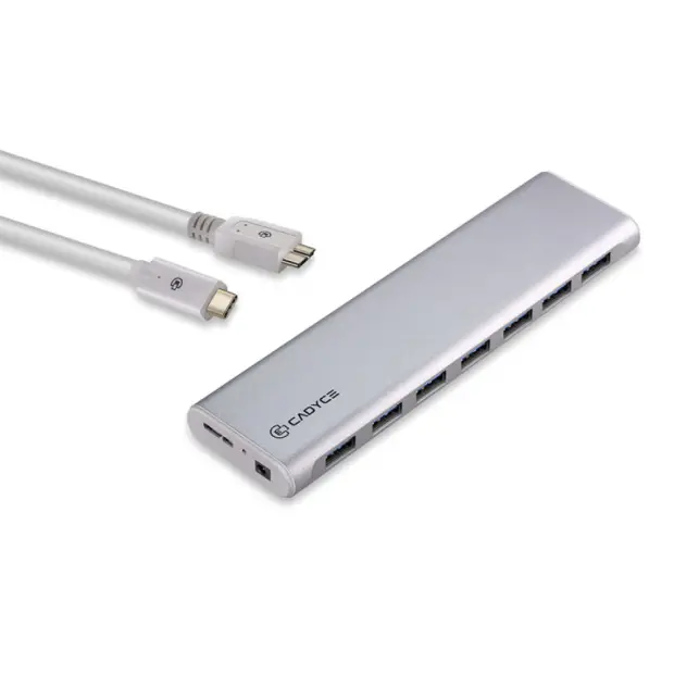 Cadyce USB-C to USB 3.0 7-Port Hub