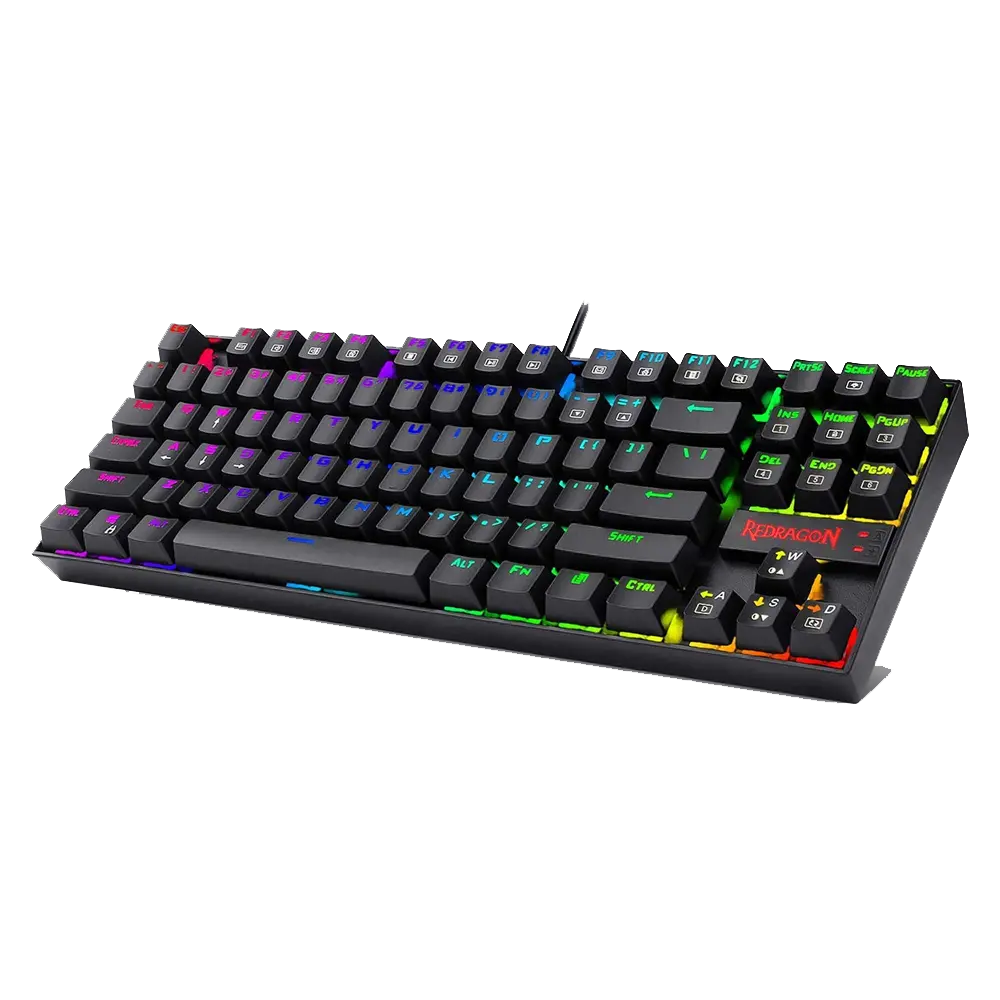 Redragon Kumara K552 RGB — Mechanical Gaming Keyboard, Outemu Blue, RGB, tenkeyless