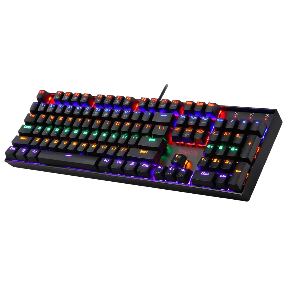 Redragon Vara K551 — Mechanical Gaming Keyboard, Outemu Red, Multi-colour LED
