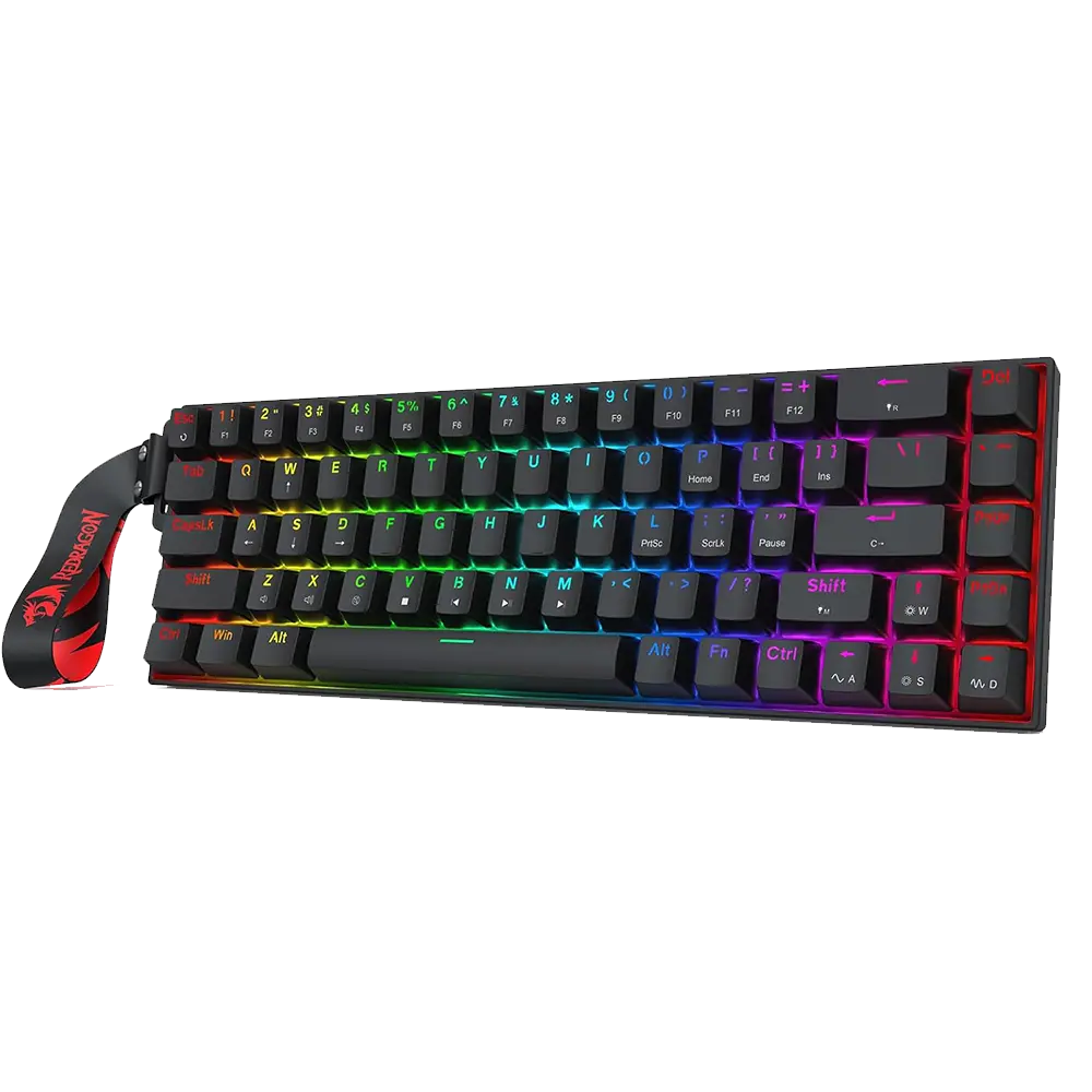 Redragon Castor K631 — Mechanical Gaming Keyboard, Redragon Magnetic, RGB, compact
