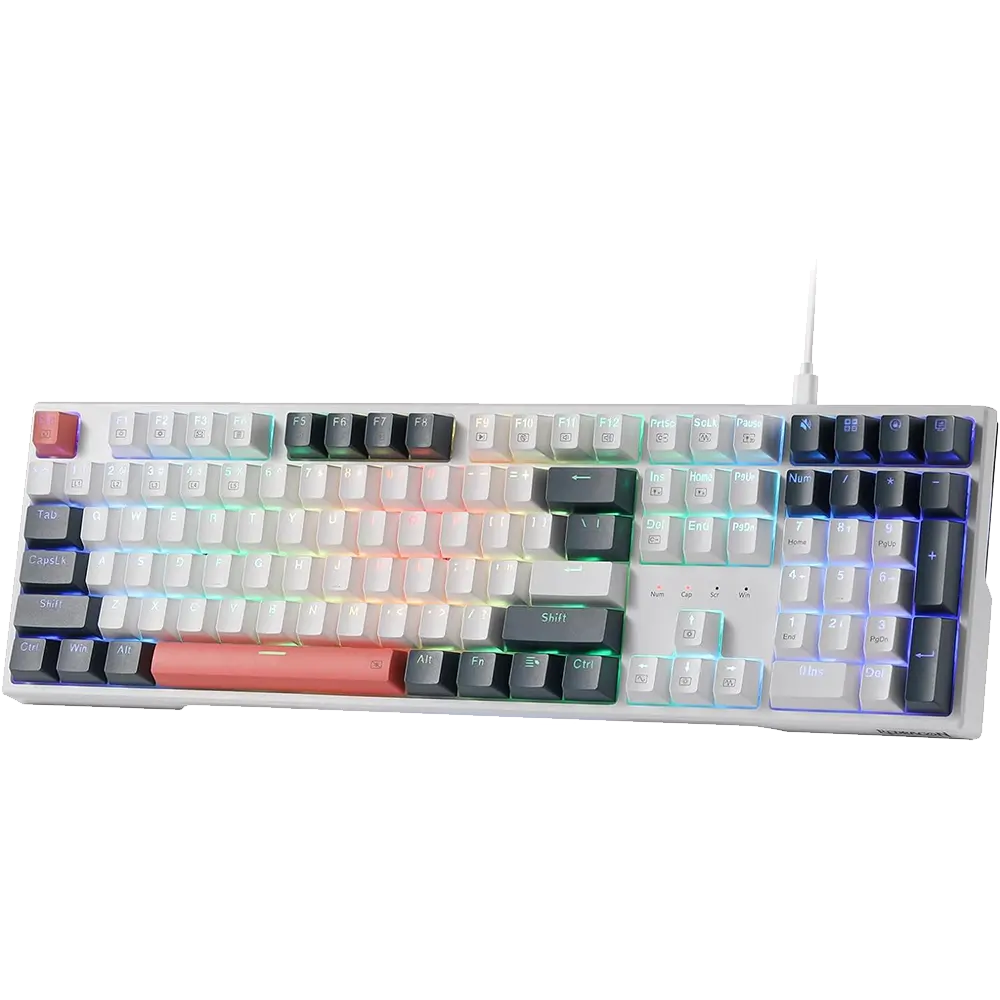 Redragon Trundle K668 — Mechanical Gaming Keyboard, Outemu Red, RGB