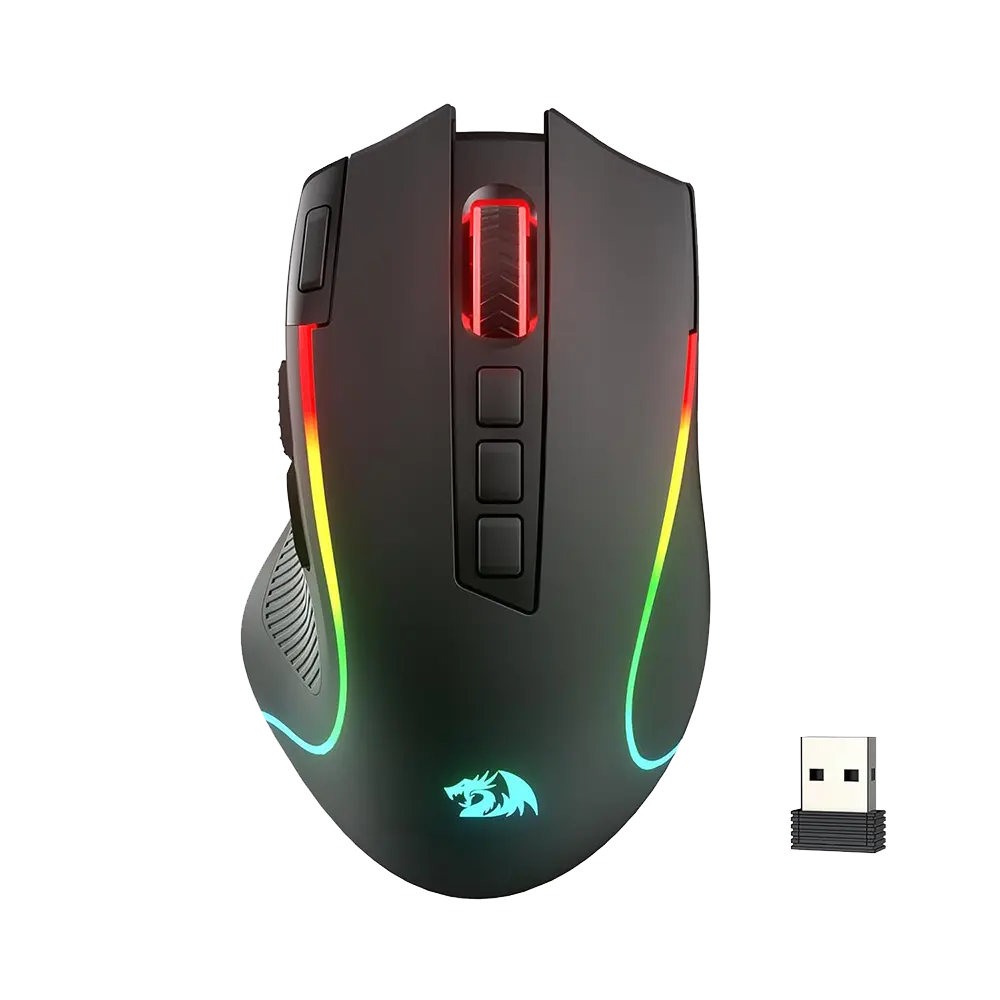 Redragon Predator Pro M612 Pro — Multi-device Wireless Gaming Mouse, 8,000 DPI, RGB