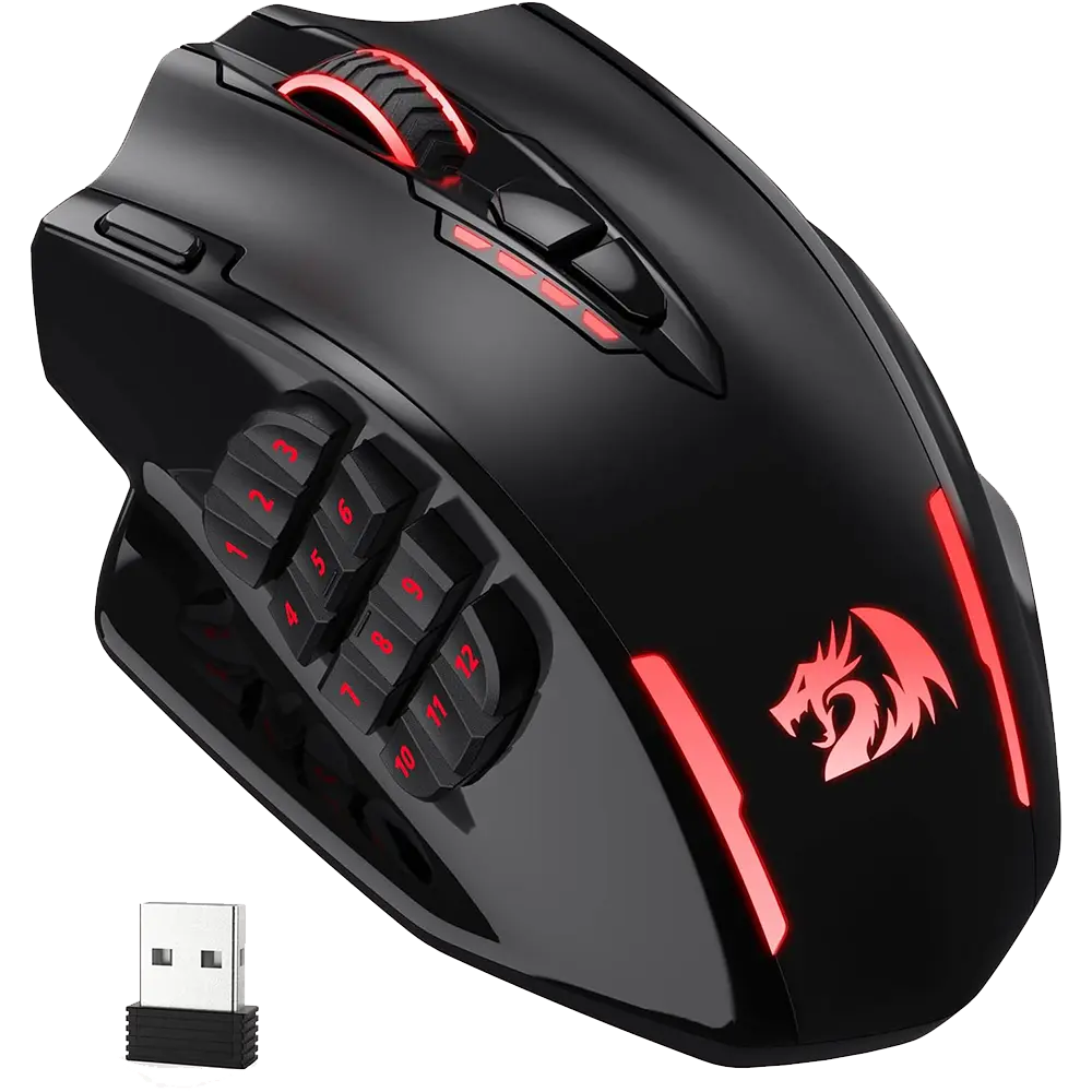 Redragon Impact Elite M913 — Wireless Gaming Mouse, 16,000 DPI, RGB
