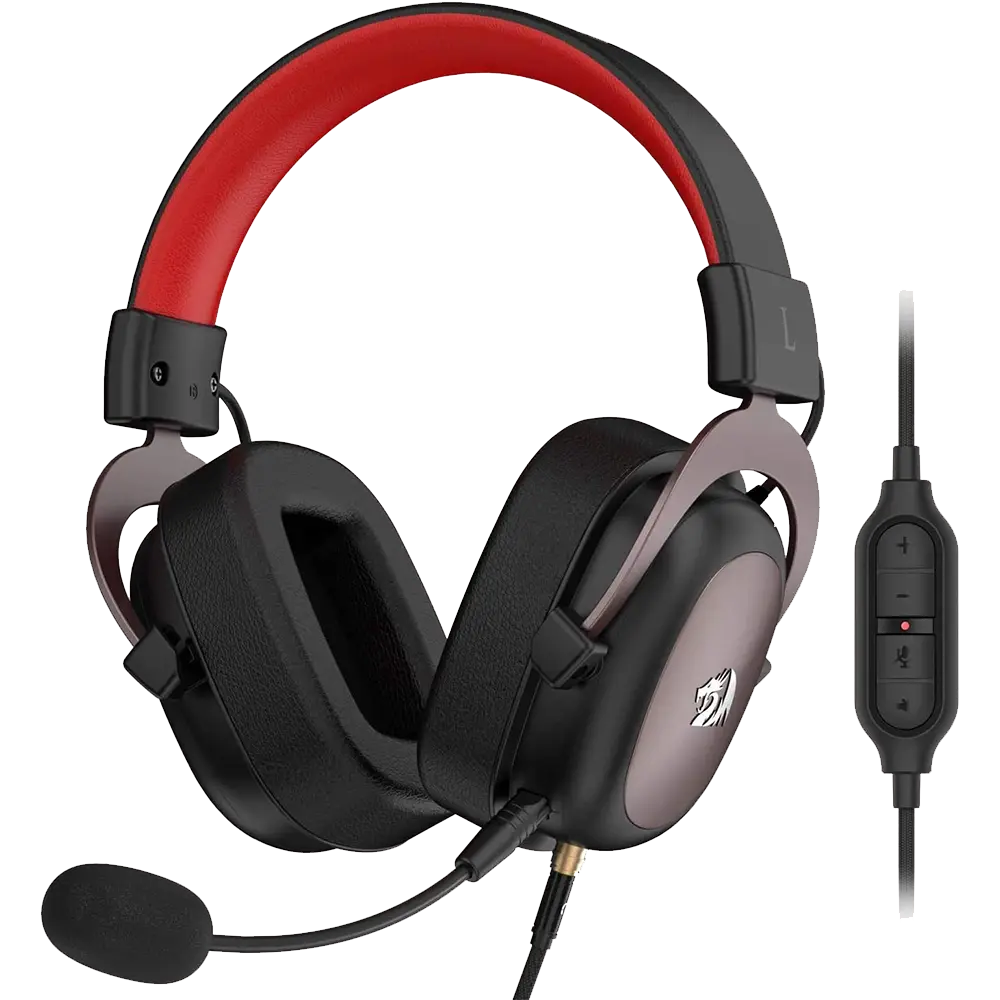 Redragon Zeus H510-1 — Wired USB Gaming Headset, 7.1 Surround, Detachable boom mic