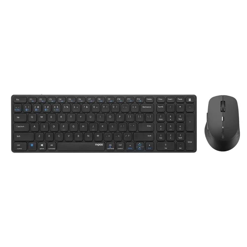 Rapoo 9350M — Wireless Keyboard + Mouse Combo, multi-device wireless