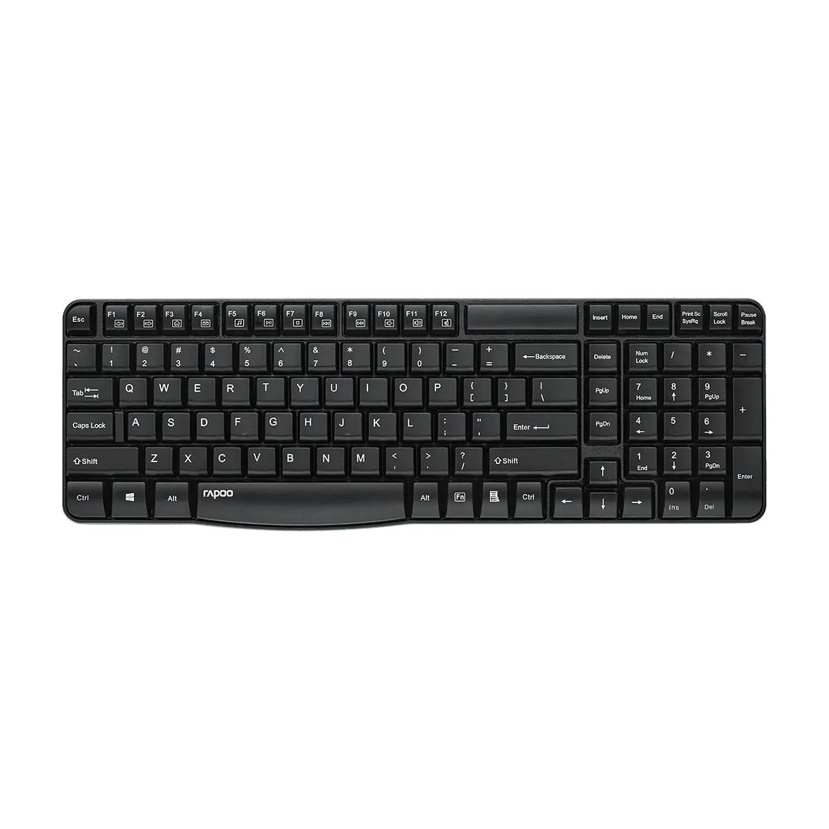 Rapoo E1050 — Wireless Keyboard, 2.4 GHz wireless