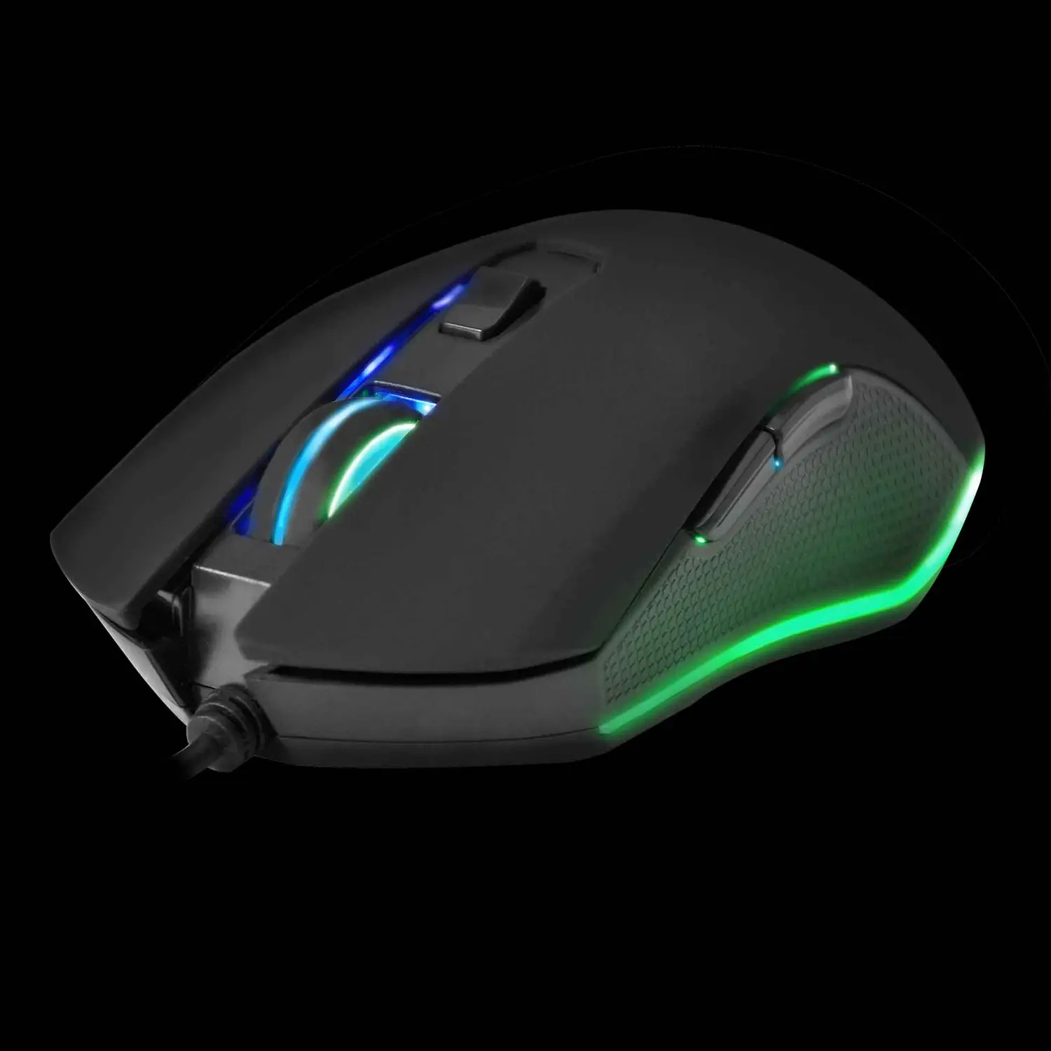 Gamdias Hermes E1C — Wired Keyboard + Mouse Combo, Gamdias Blue, Multi-colour LED