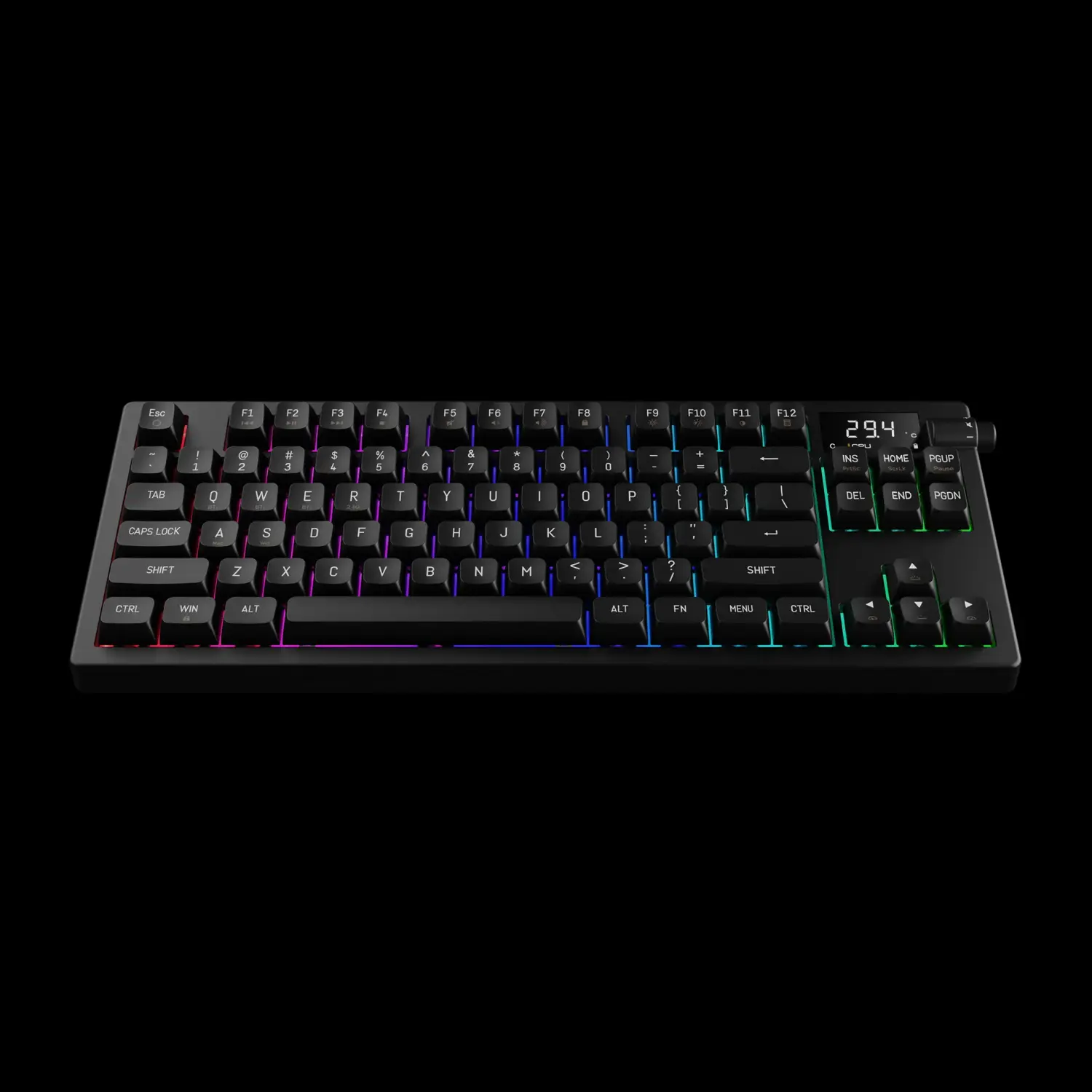 Gamdias Hermes M7 — Mechanical Gaming Keyboard, Gamdias Red, RGB, multi-device wireless