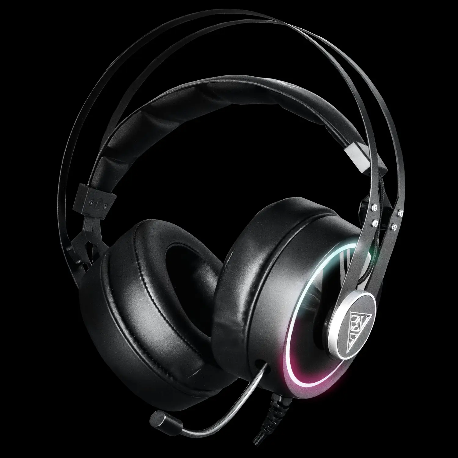 Gamdias HEBE P1A — Wired USB Gaming Headset, 7.1 Surround, Fixed boom mic