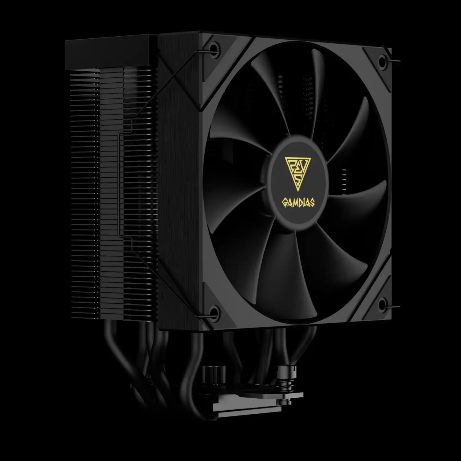 Gamdias Boreas M2-51D ARGB Single Tower CPU Air Cooler (Digital Display) — Single-Tower CPU Air Cooler, ARGB