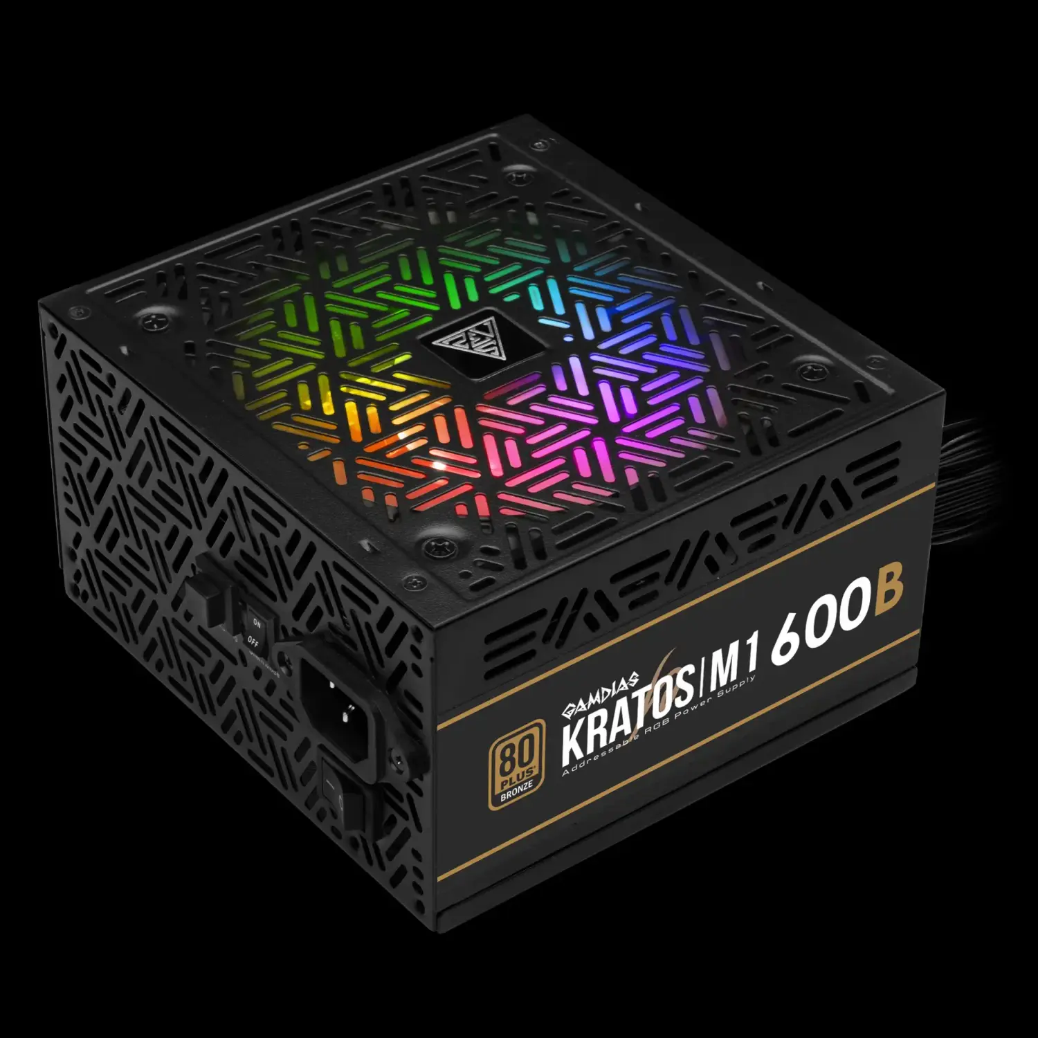 Gamdias Kratos M1-600B 600W — 80+ Bronze Non-Modular Power Supply