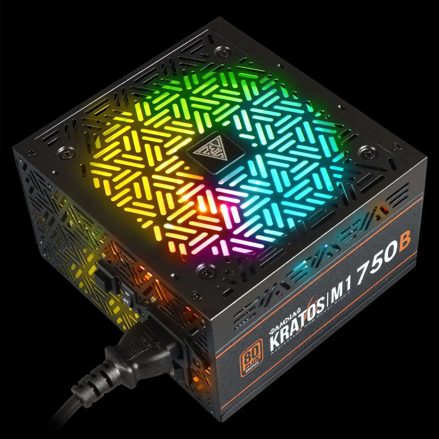 Gamdias Kratos M1-750B 750W — 80+ Bronze Non-Modular Power Supply