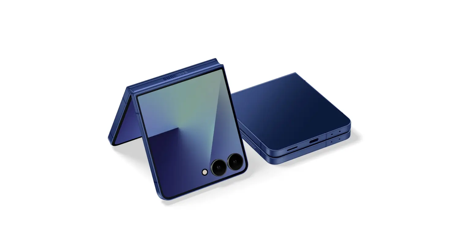 Samsung Galaxy Z Flip7 — Samsung Exynos 2500, 12 GB / 256 GB, 6.9" AMOLED 120 Hz, 4300 mAh