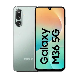 Samsung Galaxy M36 5G — Samsung Exynos 1380, 6 GB / 128 GB, 6.7" AMOLED 120 Hz, 5000 mAh
