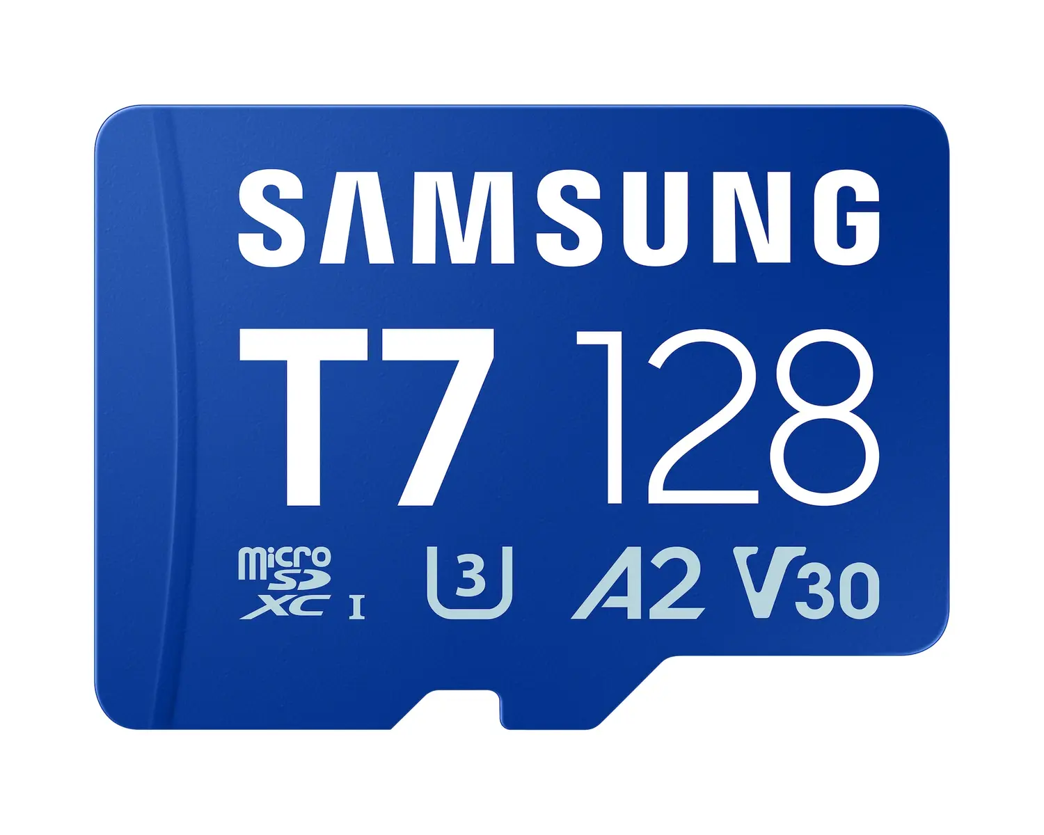 Samsung T7 microSD 128 GB microSDXC Memory Card (C10 U3 V30 A2, 170 MB/s)
