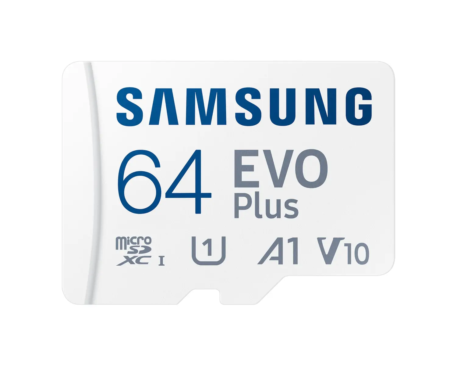 Samsung EVO Plus microSD 64 GB microSDXC Memory Card (C10 U3 V30 A2, 160 MB/s)