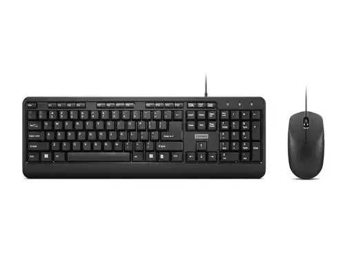 Lenovo 160 Wired Combo — Wired Keyboard + Mouse Combo