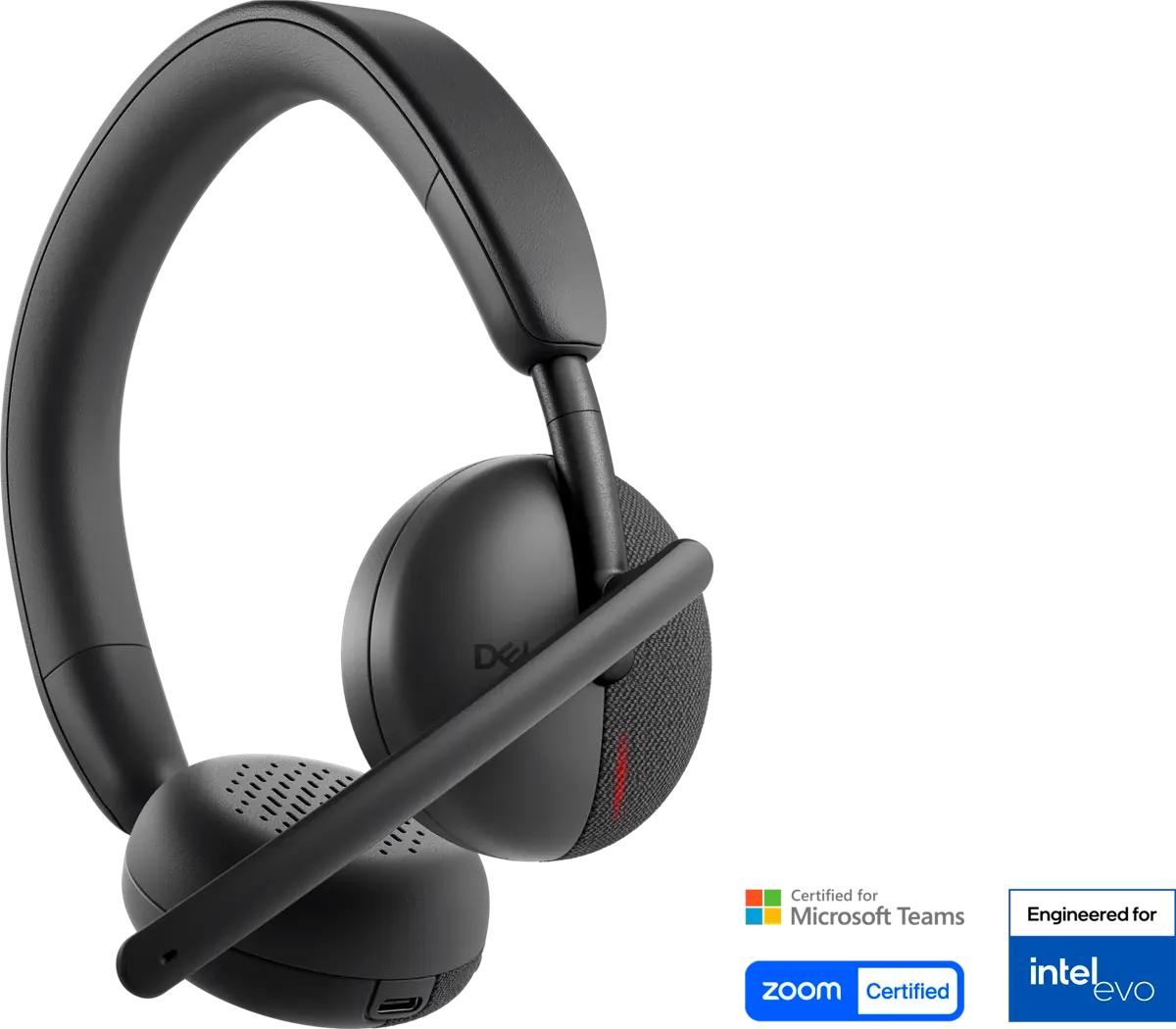Dell Pro Wireless Headset WL3024 — Wireless 2.4GHz + Bluetooth Office Headset, Fixed boom mic