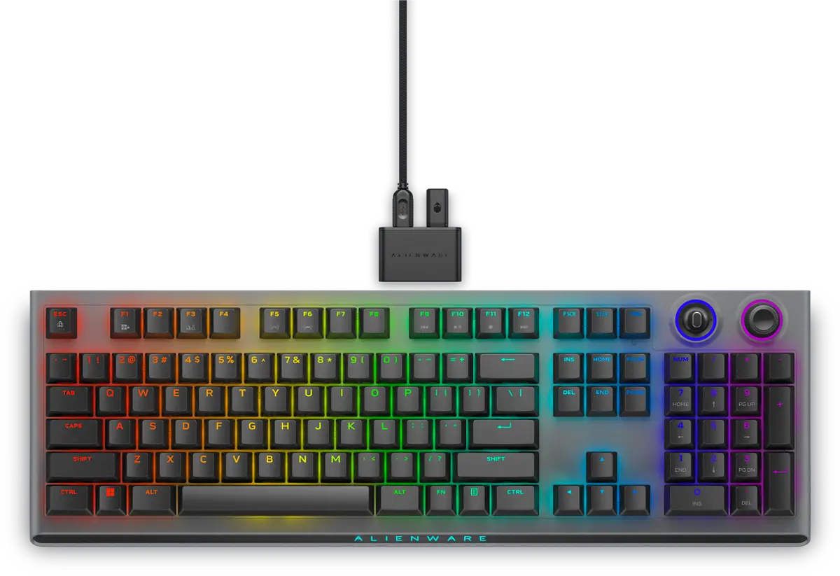 Dell Alienware AW920K — Mechanical Gaming Keyboard, CHERRY MX Red, RGB, multi-device wireless